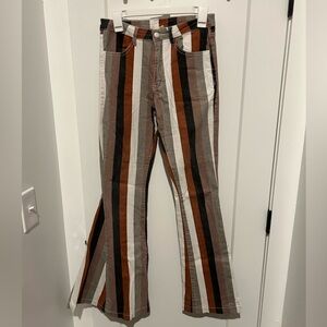 Altar’d State extra flare striped jeans